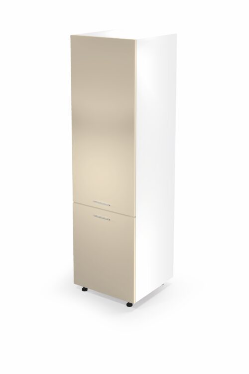 VENTO DL-60/214 kõrge kaubanduse kapp, värv: valge / beež