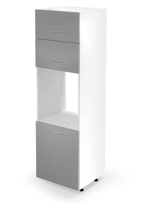VENTO DP-60/214 kõrge kaubakapid, värv: valge / heledat halli